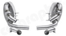 CARGRAPHIC Sport Rear Silencer Set (Super Sound Version) For Porsche 997.1 Carrera 2S / 4S 3.8L - CARP97ETS38