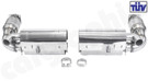 CARGRAPHIC Turbo-Back Sport Exhaust System w/Sport Catalytic Converters For Porsche 997.1 Turbo / GT2 & 997.2 GT2 RS 3.6L (TÜV Sound Version) - CARP97TETR