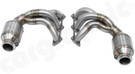 CARGRAPHIC Longtube Manifold Set w/2x 200CPSI Ø130mm HD T-38 Tri-Metal Catalytic Converters For Porsche 997.1 GT3 / GT3 RS 3.6L & 997.2 GT3 / GT3 RS 3.8L / GT3 RS 4.0L - PERP97GT3FKROBD2