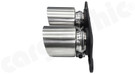 CARGRAPHIC Lightweight Sport Tailpipes - 2x 100mm Round, Weight Optimized, Slash-Cut & Stainless Steel Brushed For Porsche 997 GT3 / GT3 RS - CARP97GT3ERL2100