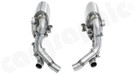 CARGRAPHIC GT3-Look Sport Cat-Back Exhaust System - Center Silencer Replacement X-Pipe w/Valved Sport Rear Silencer & Tailpipe Set For Porsche 997.2 Carrera 2/4/2S/4S/2 GTS/4 GTS & Speedster/Sport Classic 3.8L - PERP97DFIKITXFLAPCBGT3 CARGRAPHIC GT3-Look Sport Cat-Back Exhaust System - Center Silencer Replacement X-Pipe w/Valved Sport Rear Silencer & Tailpipe Set For Porsche 997.2 Carrera 2/4/2S/4S/2 GTS/4 GTS & Speedster/Sport Classic 3.8L - PERP97DFIKITXFLAPCBGT3