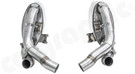 CARGRAPHIC Sport Rear Silencer Set (SOUND Export Version) For Porsche 997.2 Carrera 2/4/2S/4S/2 GTS/4 GTS & Speedster/Sport Classic 3.8L - CARP97DFIETR