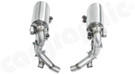 CARGRAPHIC Sport Rear Silencer Set w/Integrated Exhaust Valves (SOUND / SUPER SOUND Export Version) For Porsche 997.2 Carrera 2/4/2S/4S/2 GTS/4 GTS & Speedster/Sport Classic 3.8L - CARP97DFIETFLAP