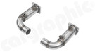 CARGRAPHIC Catalytic Converter Replacement Pipe Set For Porsche 997.2 Turbo / Turbo S 3.8L - CARP97TDFIKATEROE CARGRAPHIC Catalytic Converter Replacement Pipe Set For Porsche 997.2 Turbo / Turbo S 3.8L - CARP97TDFIKATEROE
