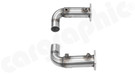 CARGRAPHIC Catalytic Converter Replacement Pipe Set For Porsche 997.2 Turbo / Turbo S 3.8L - CARP97TDFIKATEROE CARGRAPHIC Catalytic Converter Replacement Pipe Set For Porsche 997.2 Turbo / Turbo S 3.8L - CARP97TDFIKATEROE