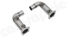 CARGRAPHIC Catalytic Converter Replacement Pipe Set For Porsche 997.2 Turbo / Turbo S 3.8L - CARP97TDFIKATEROE CARGRAPHIC Catalytic Converter Replacement Pipe Set For Porsche 997.2 Turbo / Turbo S 3.8L - CARP97TDFIKATEROE