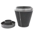 Ramair Pleated Universal Large Cone Air Filter Intake Velocity Stack 127mm (5inch) OD CC-195-VS-127-BK
