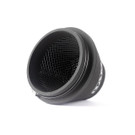 Ramair 90mm (3.5inch) ID Neck Medium Cone Air Filter with Velocity Stack and Coupling  CC-194-VS-90-BK-KIT