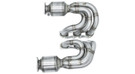CARGRAPHIC Manifold Set w/2x 200CPSI Tri-Metal Catalytic Converters For Porsche 991.1 Carrera 3.4L & Carrera S 3.8L - PERP91FKROBD2