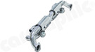 CARGRAPHIC Center Silencer Replacement - X-Pipe Construction w/Integrated Exhaust Valves (SOUND / RACE SOUND Version) For Porsche 991.1 Carrera 2 / 4 3.4L & 2S / 4S / GTS 3.8L - PERP91XPIPEFLAP