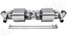CARGRAPHIC Sport Center Silencer - X-Pipe Construction w/Integrated Exhaust Valves (SOUND / SUPER SOUND Version) For Porsche 991.1 Carrera 2 / 4 3.4L & 2S / 4S / GTS 3.8L - PERP91SILX2FLAP