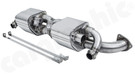 CARGRAPHIC Sport Center Silencer - X-Pipe Construction w/Integrated Exhaust Valves (SOUND / SUPER SOUND Version) For Porsche 991.1 Carrera 2 / 4 3.4L & 2S / 4S / GTS 3.8L - PERP91SILX2FLAP