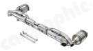 CARGRAPHIC Turbo-Back Sport Exhaust System w/Sport Catalytic Converters (RACE SOUND Version) For Porsche 991 Turbo / Turbo S 3.8L - PERP91TETRACE CARGRAPHIC Turbo-Back Sport Exhaust System w/Sport Catalytic Converters (RACE SOUND Version) For Porsche 991 Turbo / Turbo S 3.8L - PERP91TETRACE