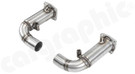 CARGRAPHIC Catalytic Converter Replacement Pipe Set For Porsche 991 Turbo / Turbo S 3.8L - PERP91TKATER CARGRAPHIC Catalytic Converter Replacement Pipe Set For Porsche 991 Turbo / Turbo S 3.8L - PERP91TKATER