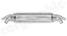 CARGRAPHIC Sport Final Silencer (TÜV SOUND Version) For Porsche 991 Turbo / Turbo S 3.8L - PERP91TETRSIL