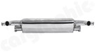 CARGRAPHIC Sport Final Silencer (TÜV SOUND Version) For Porsche 991 Turbo / Turbo S 3.8L - PERP91TETRSIL