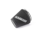 Ramair 83mm (3.25inch) OD Neck Large Cone Air Filter with Velocity Stack  CC-195-VS-83-BK