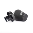 Ramair 83mm (3.25inch) ID Neck Large Cone Air Filter with Velocity Stack and Coupling  CC-195-VS-83-BK-KIT