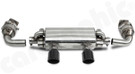 CARGRAPHIC Turbo-Back Sport Exhaust System - PSE Look w/Exhaust Valves & Sport Catalytic Converters (SOUND / SUPER SOUND Version) For Porsche 991.2 Carrera / Carrera S 3.0L T - CARP912KITPSETB
