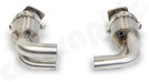 CARGRAPHIC Sport Catalytic Converter Set w/2x 200CPSI HD Tri-Metal Catalytic Converters For Porsche 991.2 Carrera / Carrera S / Carrera T / Carrera GTS 3.0L T w/PSE - CARP912PSEKATOBD2
