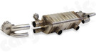 CARGRAPHIC Sport Catalytic Converter Set w/2x 200CPSI HD Tri-Metal Catalytic Converters For Porsche 991.2 Carrera / Carrera S / Carrera T / Carrera GTS 3.0L T w/PSE - CARP912PSEKATOBD2