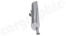 CARGRAPHIC Sport Rear Silencer w/88x76mm Slash-Cut Double-End Tailpipe Rolled-In w/Perforated Insert (SUPER SOUND VERSION) For Porsche 986 Boxster 2.5L - CARP86ETSO2