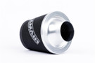 Ramair Foam Jet Stream Small Cone Air Filter 90mm (3.5inch)OD Silver with Silicone Coupling  JS-150-90-SL-KIT