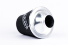 Ramair Medium Foam Filter Aluminium Base 90mm (3.5inch) OD Silver  JS-175-90-SL