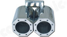 CARGRAPHIC Sport Rear Silencer w/89mm Double-End "Octagon" Tailpipe w/Perforated Insert (SUPER SOUND VERSION) For Porsche 986 Boxster 2.7L, Boxster S 3.2L & Boxster 550 Spyder - CARP86SETSOCT