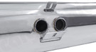 CARGRAPHIC Sport Rear Silencer w/88x76mm Slash-Cut Double-End Tailpipe Rolled-In w/Perforated Insert (SUPER SOUND VERSION) For Porsche 986 Boxster 2.7L, Boxster S 3.2L & Boxster 550 Spyder - CARP86SETSO2