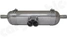 CARGRAPHIC Sport Rear Silencer w/76mm Slash-Cut Double-End Tailpipe (SUPER SOUND VERSION) For Porsche 986 Boxster 2.7L, Boxster S 3.2L & Boxster 550 Spyder - CARP86SETS