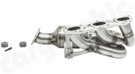 CARGRAPHIC Longtube Manifold Set (2" Primary Diameter) w/2x 200CPSI HD Catalytic Converters For Porsche 987.2 Boxster / Cayman 2.9L / 3.4L - CARP87DFIFKROBD2