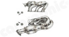 CARGRAPHIC Longtube Manifold Set (1.75" Primary Diameter) w/2x 300CPSI HD Catalytic Converters For Porsche 987.2 Boxster Spyder / Cayman R 3.4L - CARP87DFIFKR45OBD3
