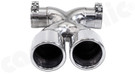 CARGRAPHIC Sport Double-End Tailpipe - 89mm X-Pipe Construction, Rolled-In w/Perforated Insert & Mirror Polished For Porsche 981 Boxster / Cayman - PERP81ER35RX CARGRAPHIC Sport Double-End Tailpipe - 89mm X-Pipe Construction, Rolled-In w/Perforated Insert & Mirror Polished For Porsche 981 Boxster / Cayman - PERP81ER35RX