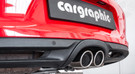 CARGRAPHIC Sport Double-End Tailpipe - 89mm X-Pipe Construction, Rolled-In w/Perforated Insert & Mirror Polished For Porsche 981 Boxster / Cayman - PERP81ER35RX CARGRAPHIC Sport Double-End Tailpipe - 89mm X-Pipe Construction, Rolled-In w/Perforated Insert & Mirror Polished For Porsche 981 Boxster / Cayman - PERP81ER35RX