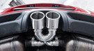 CARGRAPHIC Sport Double-End Tailpipe - 100mm X-Pipe Construction, Rolled-In w/Perforated Insert & Mirror Polished For Porsche 981 Boxster / Cayman - PERP81ER40RX CARGRAPHIC Sport Double-End Tailpipe - 100mm X-Pipe Construction, Rolled-In w/Perforated Insert & Mirror Polished For Porsche 981 Boxster / Cayman - PERP81ER40RX