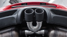 CARGRAPHIC Sport Double-End Tailpipe - 89mm X-Pipe Construction, Rolled-In w/Perforated Insert & Matte Black Thermopaint Finish For Porsche 981 Boxster / Cayman - PERP81ER35RXTP CARGRAPHIC Sport Double-End Tailpipe - 89mm X-Pipe Construction, Rolled-In w/Perforated Insert & Matte Black Thermopaint Finish For Porsche 981 Boxster / Cayman - PERP81ER35RXTP