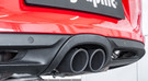 CARGRAPHIC Sport Double-End Tailpipe - 89mm X-Pipe Construction, Rolled-In w/Perforated Insert & Matte Black Thermopaint Finish For Porsche 981 Boxster / Cayman - PERP81ER35RXTP CARGRAPHIC Sport Double-End Tailpipe - 89mm X-Pipe Construction, Rolled-In w/Perforated Insert & Matte Black Thermopaint Finish For Porsche 981 Boxster / Cayman - PERP81ER35RXTP