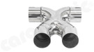 CARGRAPHIC X-PIPE Tailpipe Carrier For Porsche 718 (982) Boxster / Cayman - PERERXP82100 CARGRAPHIC X-PIPE Tailpipe Carrier For Porsche 718 (982) Boxster / Cayman - PERERXP82100