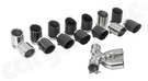 CARGRAPHIC Sport Double-End Tailpipe (Special Lightweight Version) - 89mm Matte Black Thermopaint Finished For Porsche 718 (982) Boxster / Cayman - CARP82ER35XTP CARGRAPHIC Sport Double-End Tailpipe (Special Lightweight Version) - 89mm Matte Black Thermopaint Finished For Porsche 718 (982) Boxster / Cayman - CARP82ER35XTP