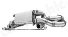CARGRAPHIC Sport Rear Silencer X-Pipe (TRACK / COMPETITION) w/Integrated Exhaust Valves (SILENCED / NON SILENCED) For Porsche 718 (982) Boxster / Cayman GTS, GT4 & Spyder - CARP82GT4ETXFLAPTC
