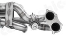 CARGRAPHIC Sport Rear Silencer X-Pipe (TRACK / COMPETITION) w/Integrated Exhaust Valves (SILENCED / NON SILENCED) For Porsche 718 (982) Boxster / Cayman GTS, GT4 & Spyder - CARP82GT4ETXFLAPTC