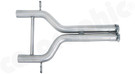 CARGRAPHIC H-Pipe Construction Center-Silencer Replacement Pipe Set (RACE SOUND Version) For Porsche 970 Panamera Turbo / Turbo S V8 4.8L - CARP70TPIPE