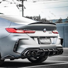 SOOQOO BMW M8 (F91/F92/F93) Carbon Fibre Rear Bumper Vent Trim 