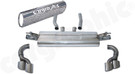 CARGRAPHIC Sport Rear Silencer (Super Sound Version) For Porsche 957 Cayenne S 4.8L V8 - CARP57SETS