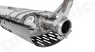 CARGRAPHIC Sport Rear Silencer w/Integrated Exhaust Valves (SOUND / SUPER SOUND Version) For Porsche 957 Cayenne Turbo / Turbo S 4.8L V8 - CARP57TETFLAP
