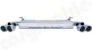 CARGRAPHIC Sport Rear Silencer (SUPER SOUND Version) For Porsche 958.1 Cayenne Turbo / Turbo S V8 4.8L - CARP58TETS