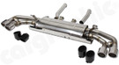 CARGRAPHIC Sport Rear Silencer w/Integrated Exhaust Valves (SOUND / SUPER SOUND Version) For Porsche 958.2 Cayenne V6 3.0L - CARP58T30FLAPFL