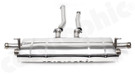 CARGRAPHIC Sport Rear Silencer (SUPER SOUND Version) For Porsche 958.2 Cayenne S / GTS 3.6L V6 - CARP58SETSFL
