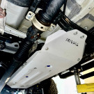 RIVAL Aluminum Gas Tank Skid Plate 2016-2023 Toyota Tacoma 3rd Gen Including TRD Offroad 5-Foot Bed Only - rll2333.9545.1.6